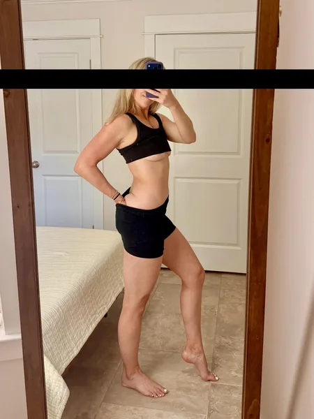 Post-gym, pre-fucked by you.