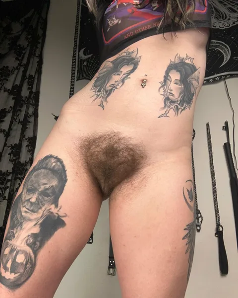 So hairy, you can barely see it