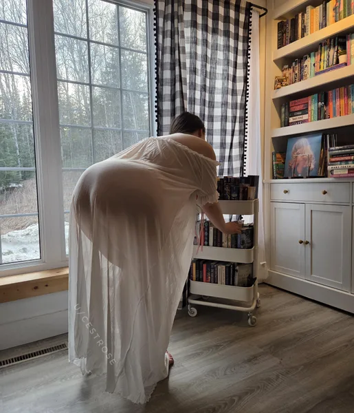 Time for this milf to pick a new book