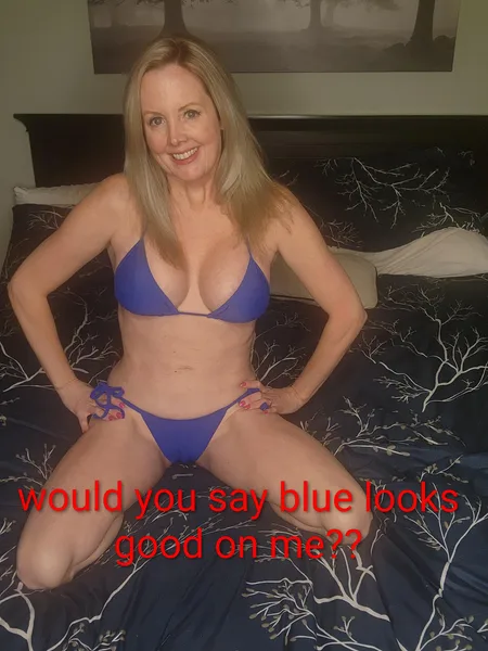 46F blondes in blue...