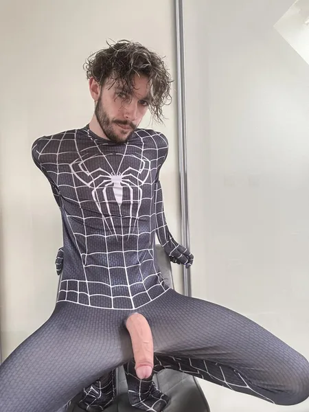 spiderman wants to cum all over you
