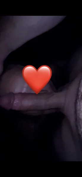 Sucking my balls while my cock rests on her face