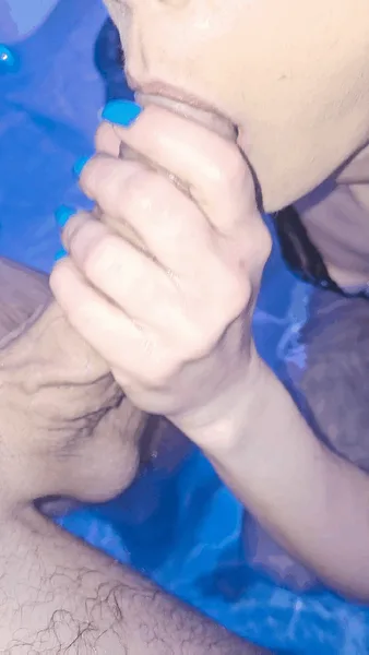I sucked him with pleasure, and then he fucked me without me
