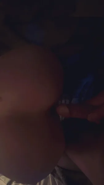 First anal insertion of the night! (F)(m)