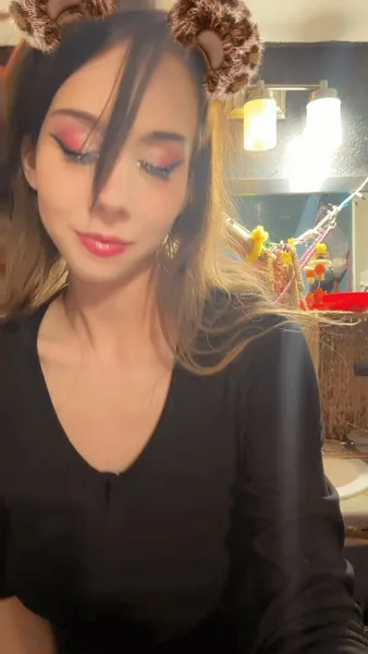 Bathroom booby drop and booty reveal
