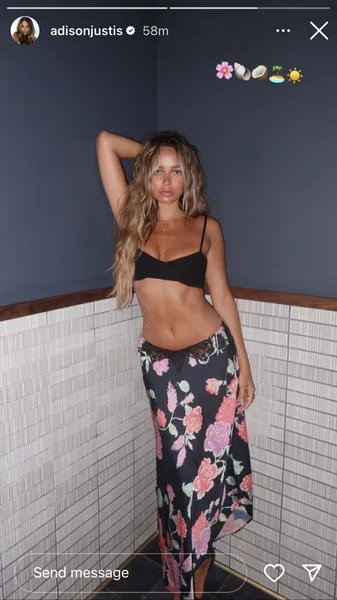 Adison Justis - Instagram Stories - 2023