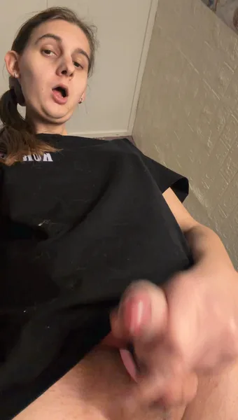 even in plain shirt my girlwand needs to release tension