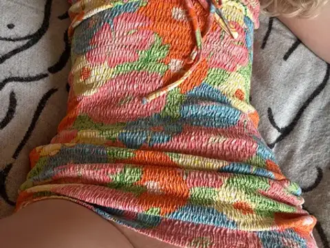 boobies and an innie peeking out of my mini dress