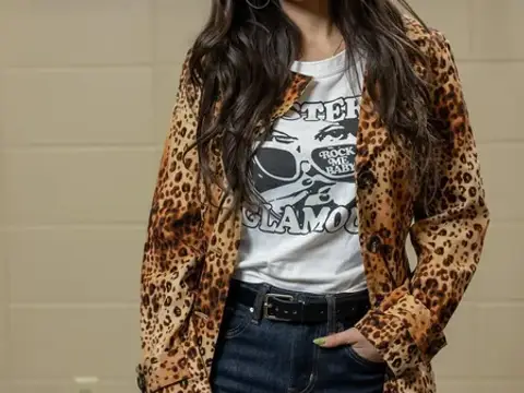 Victoria Justice at Bryant University on April 27, 2026.