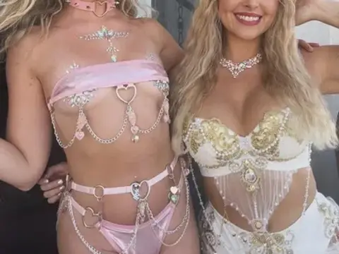 Partying Duo